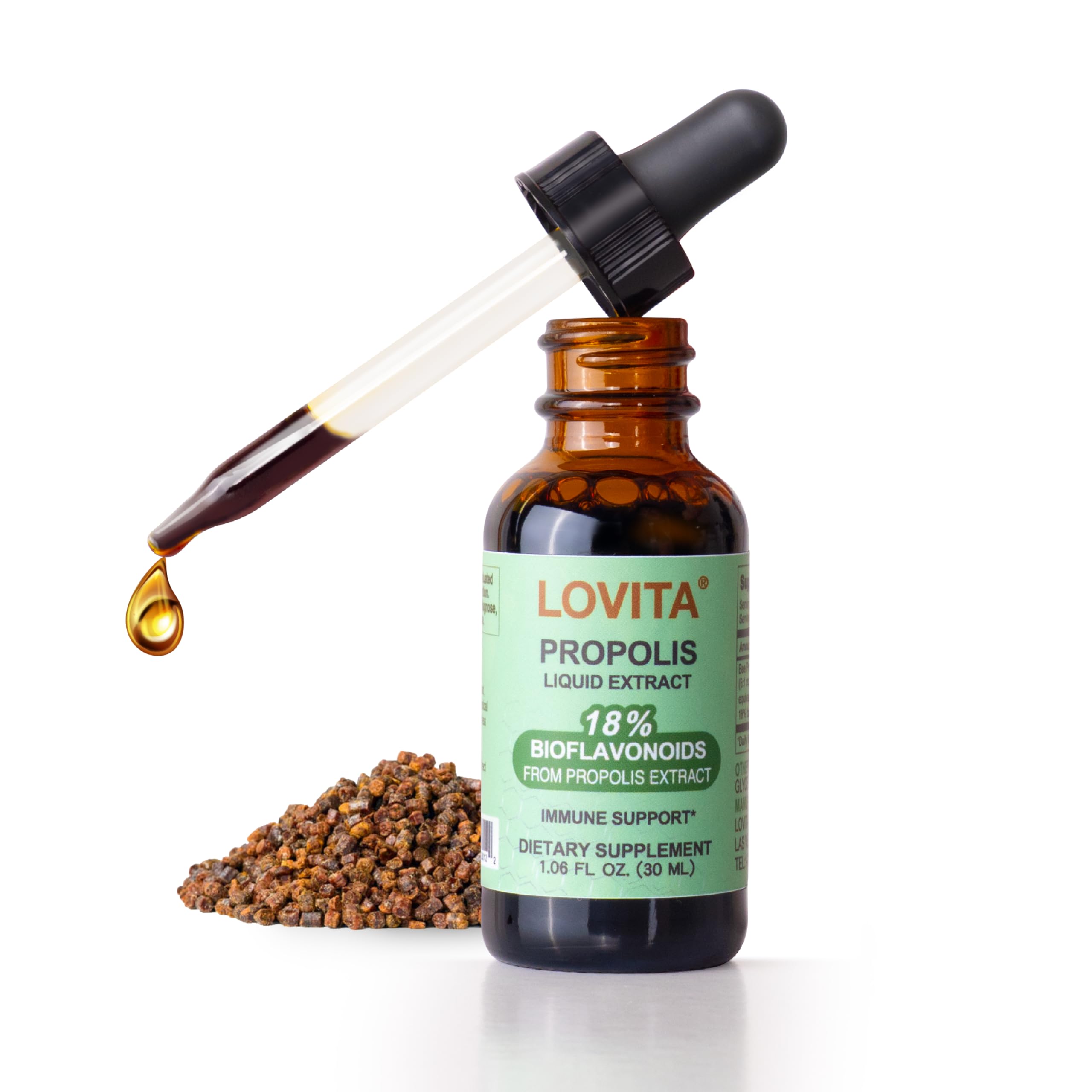 LOVITA Propolis Extract 30g bottle front view