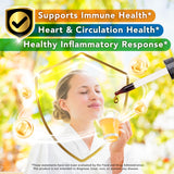 LOVITA Propolis Extract bottle with cap off