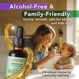 LOVITA Propolis Extract label close-up
