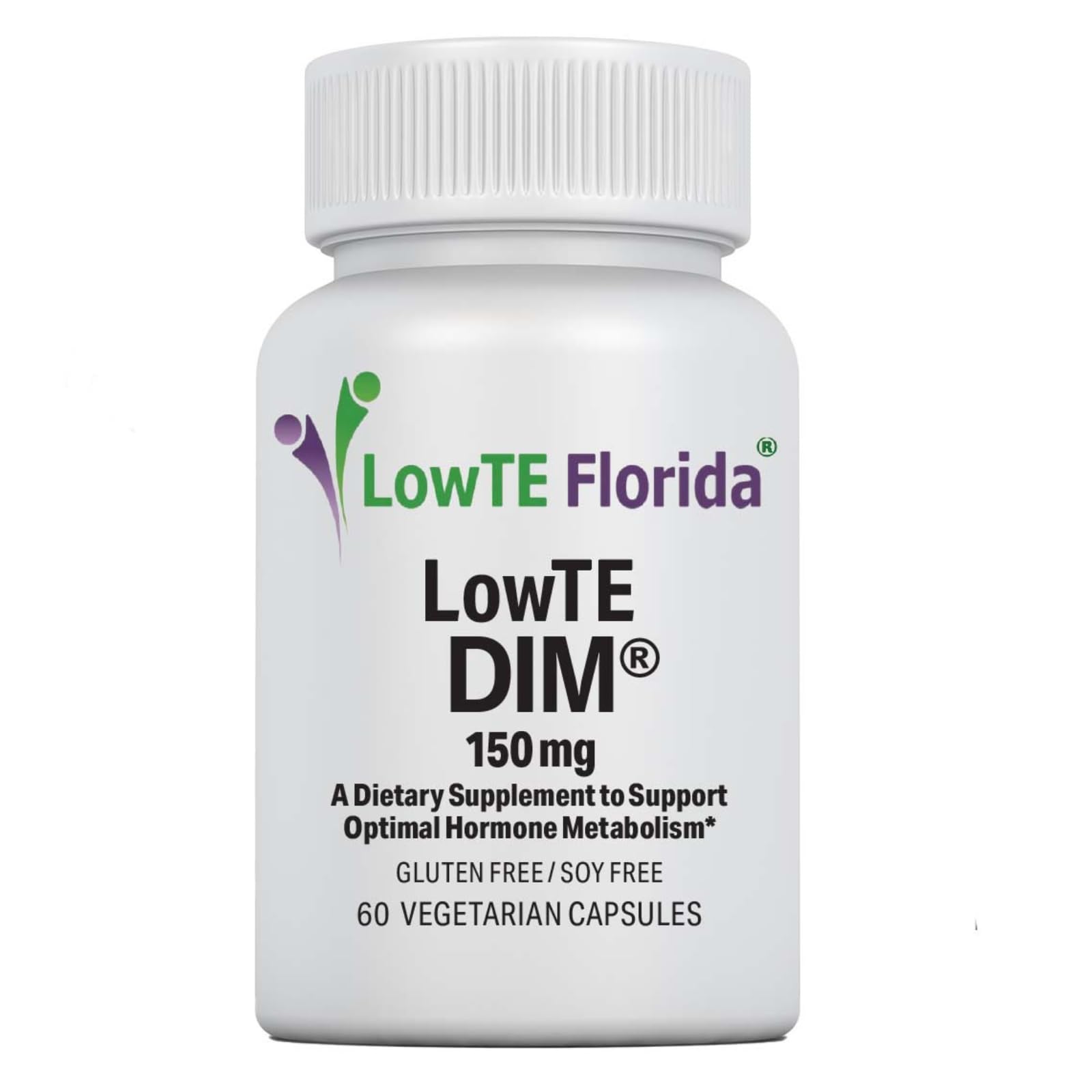 LowTE Florida DIM Supplement 150mg front view of bottle