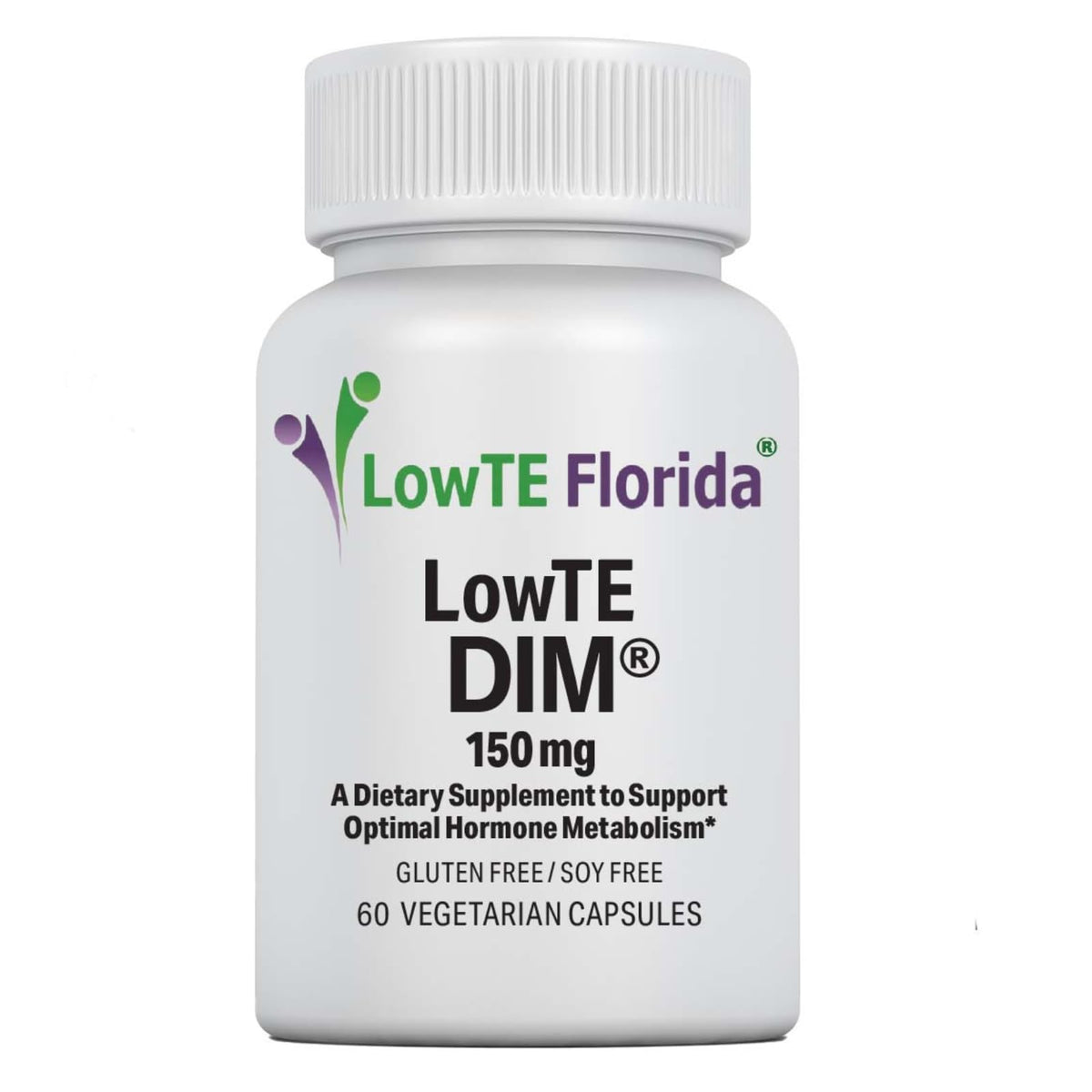 LowTE Florida DIM Supplement 150mg front view of bottle