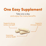 LowTE Florida Vitamins A, D & K Supplement capsules close-up