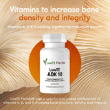 LowTE Florida Vitamins A, D & K Supplement in lifestyle setting