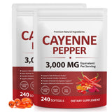 LTQXGT Cayenne Herbal Supplement 240 softgels front view