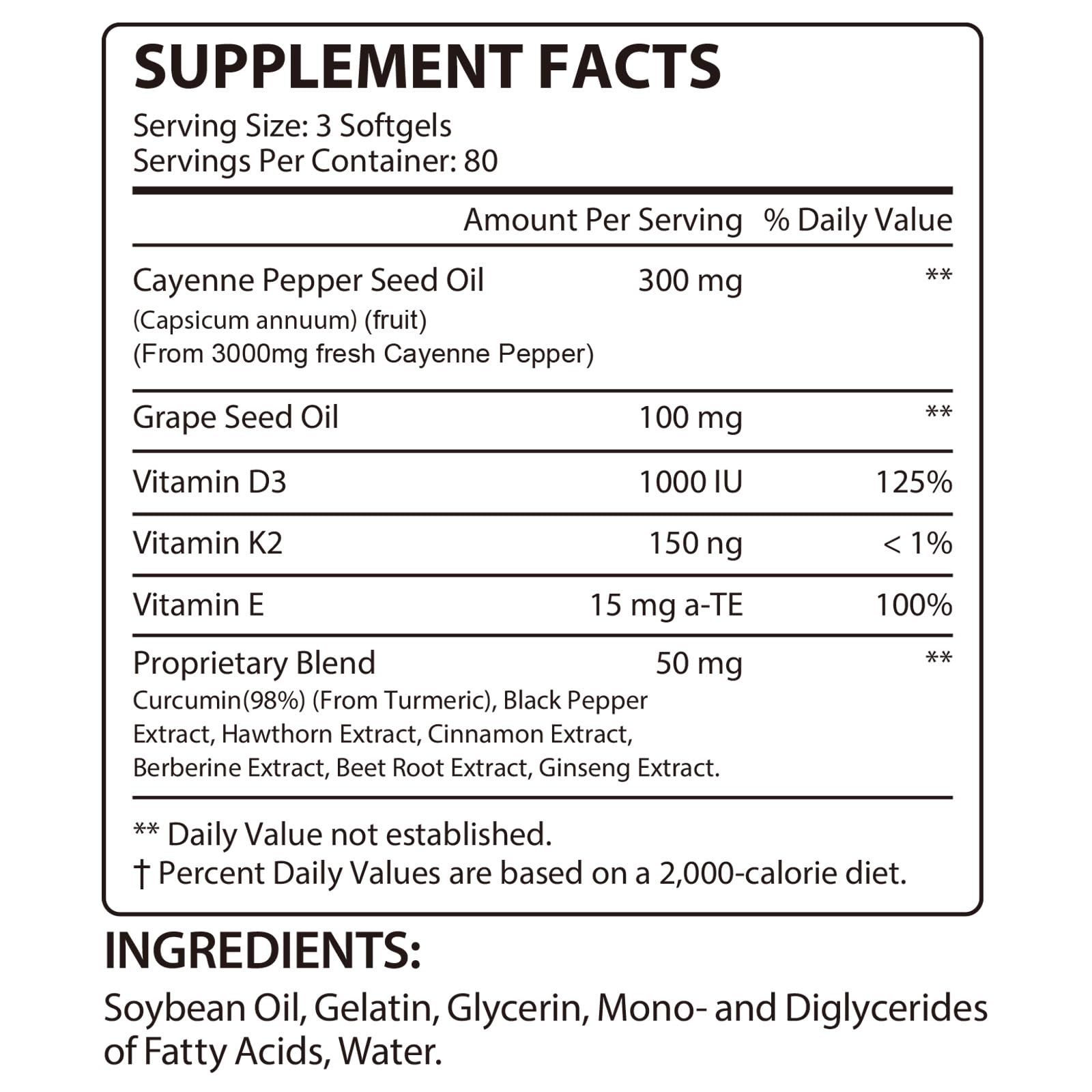 LTQXGT Cayenne Pepper Extract softgel close-up