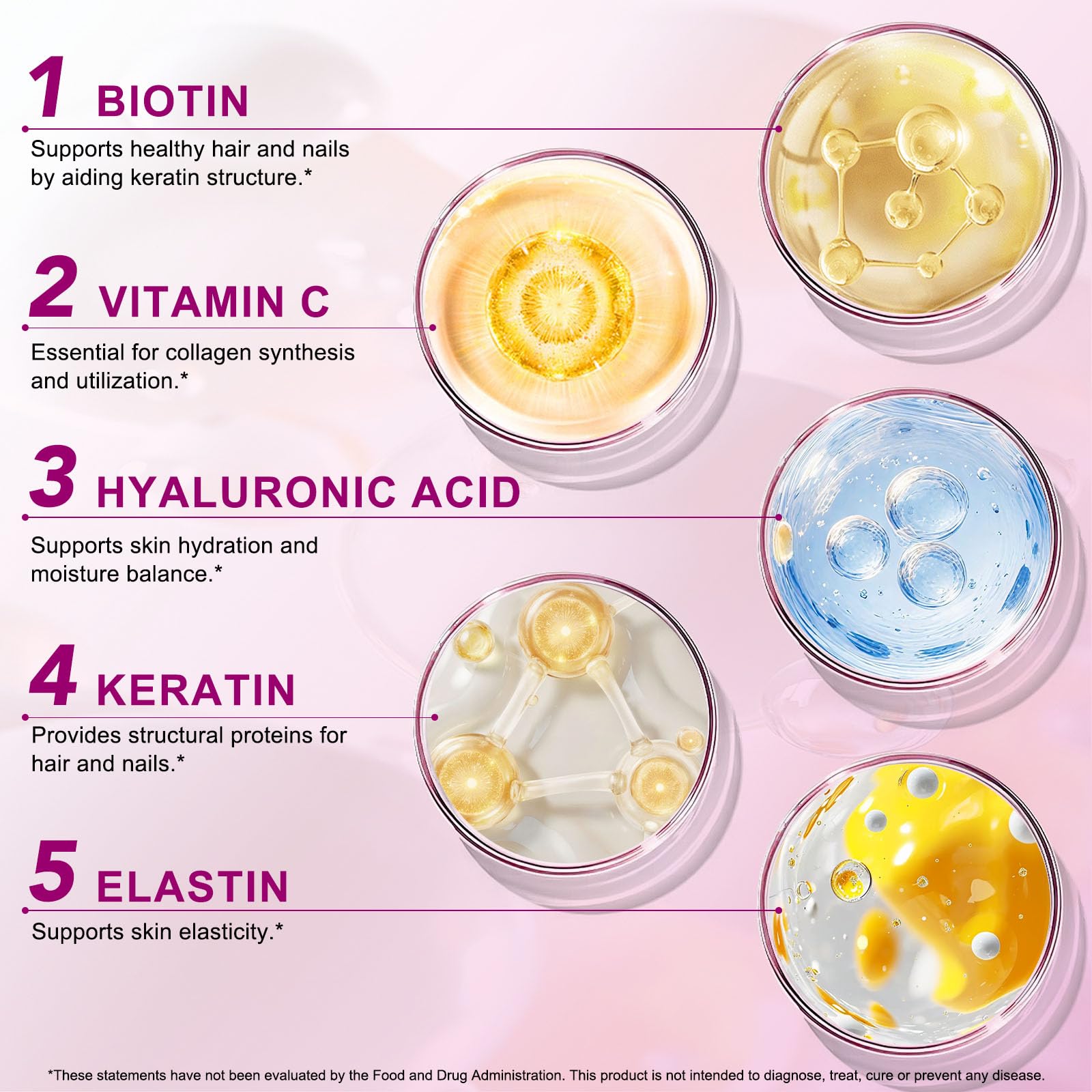 LTQXGT Multi-Source Collagen Peptides Powder in a smoothie