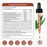 LTTLAODIZ Black Walnut & Wormwood Drops bottle side view