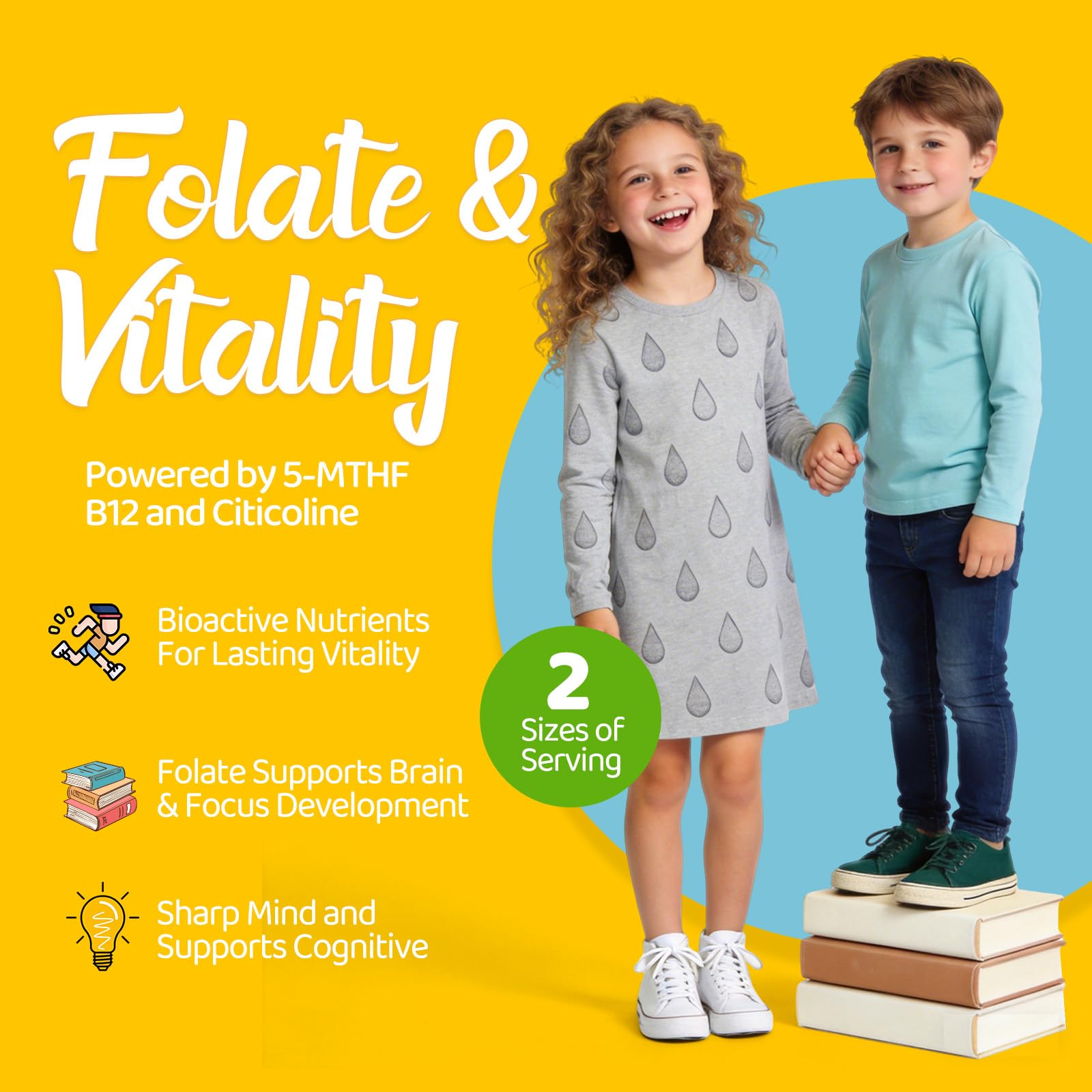 LTTLAODIZ Liposomal Vitamin B12 Supplement in a child's hand