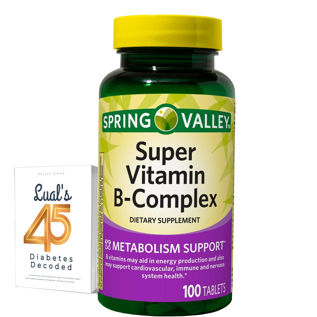 LUAL B-Complex Supplement bottle front view