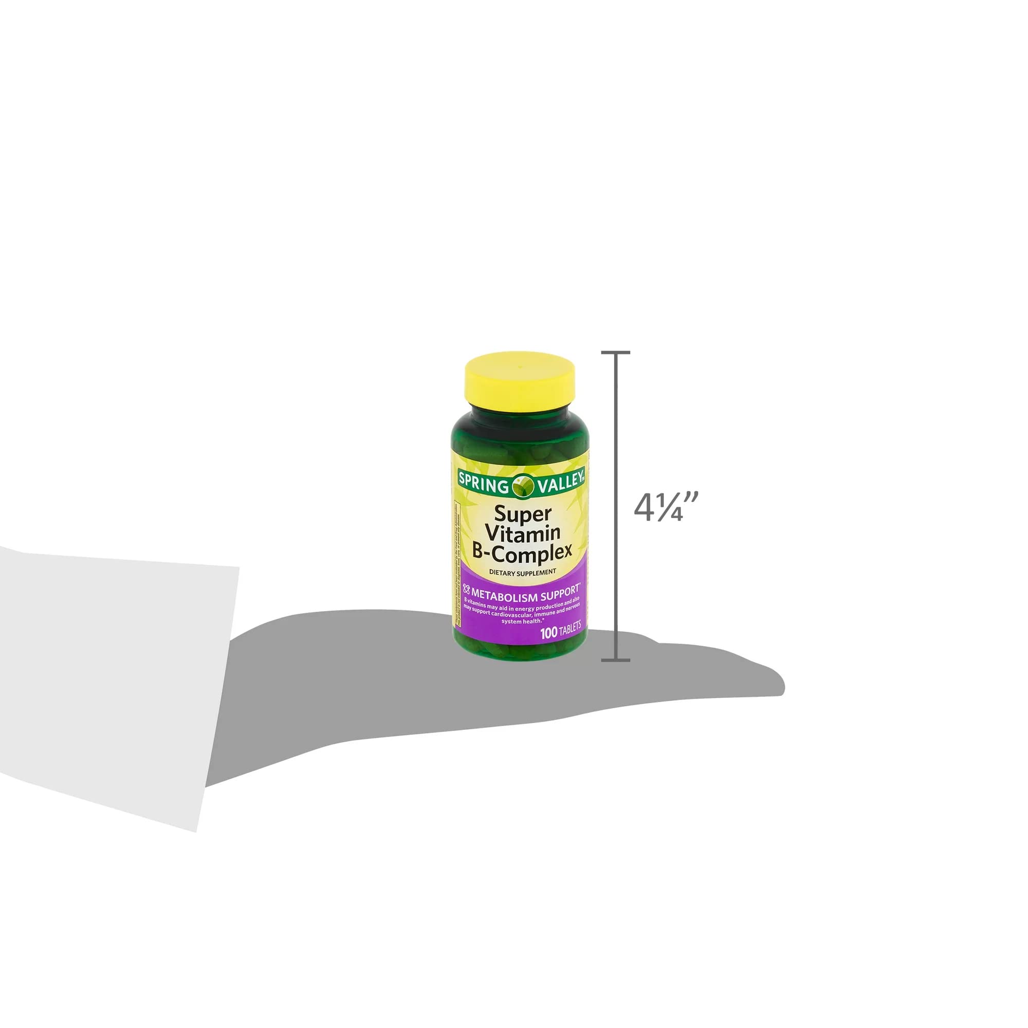 LUAL B-Complex Supplement packaging side view