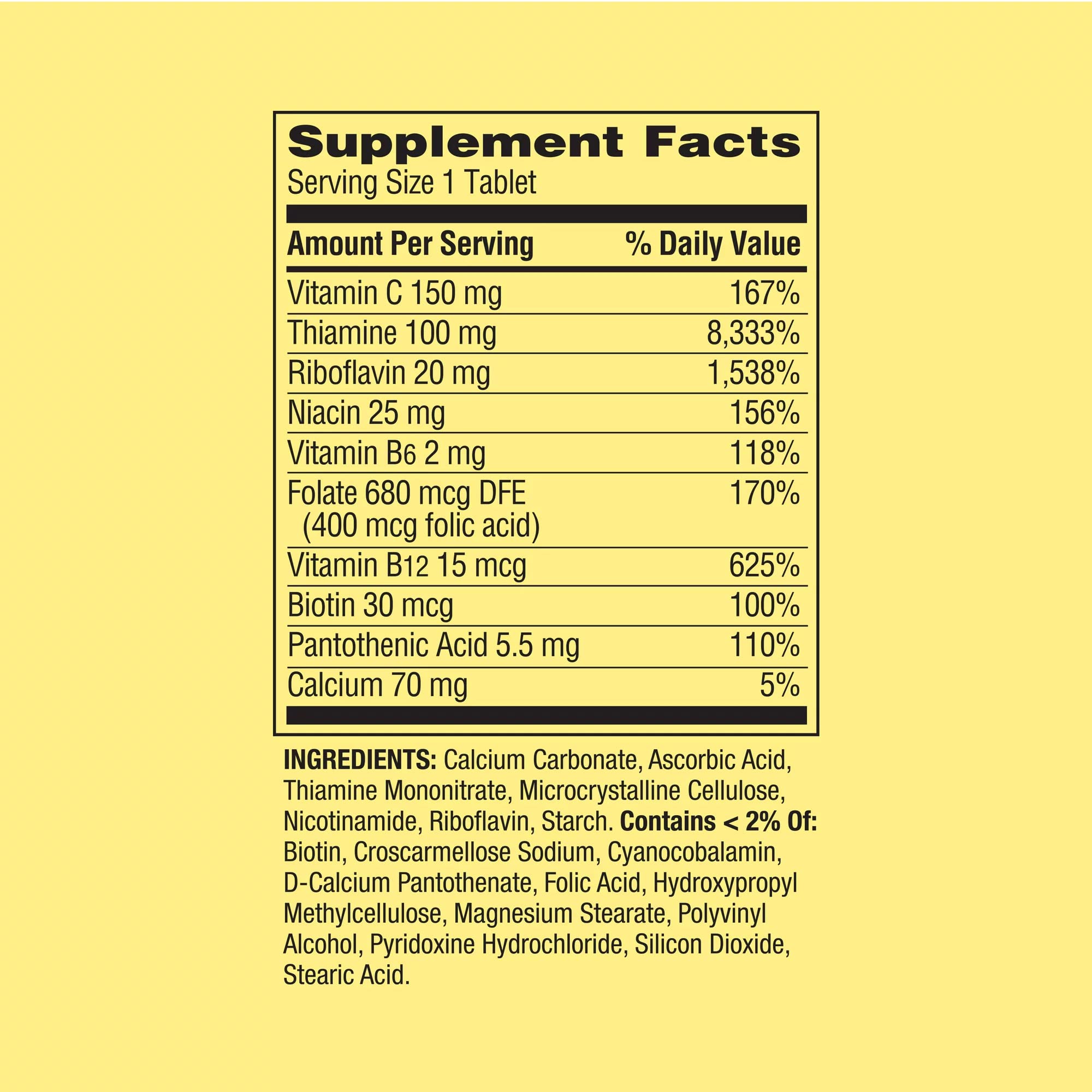 LUAL B-Complex Supplement with bonus eBook