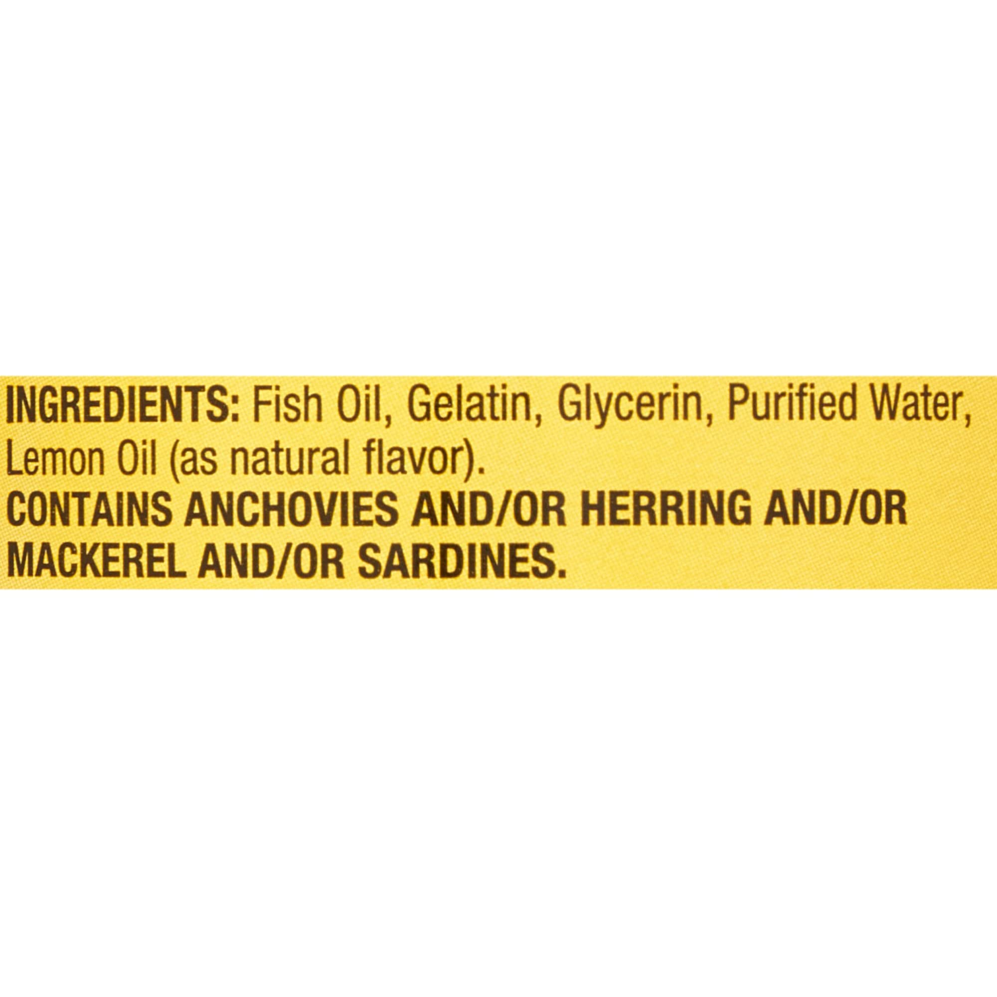 LUAL Fish Oil Omega-3 softgel capsules next to a glass of water