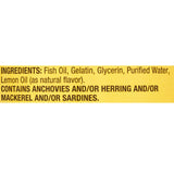 LUAL Fish Oil Omega-3 softgel capsules next to a glass of water