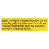 LUAL Fish Oil Omega-3 softgel capsules with a measuring spoon