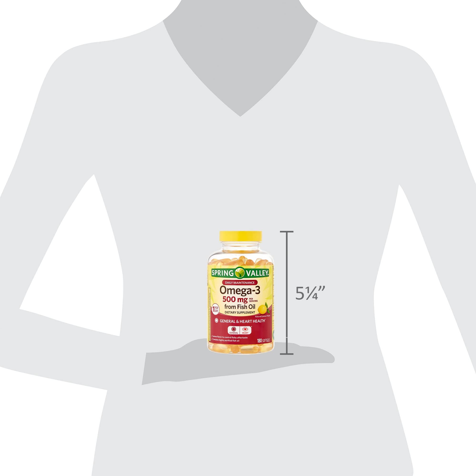 LUAL Fish Oil Supplement natural lemon flavour