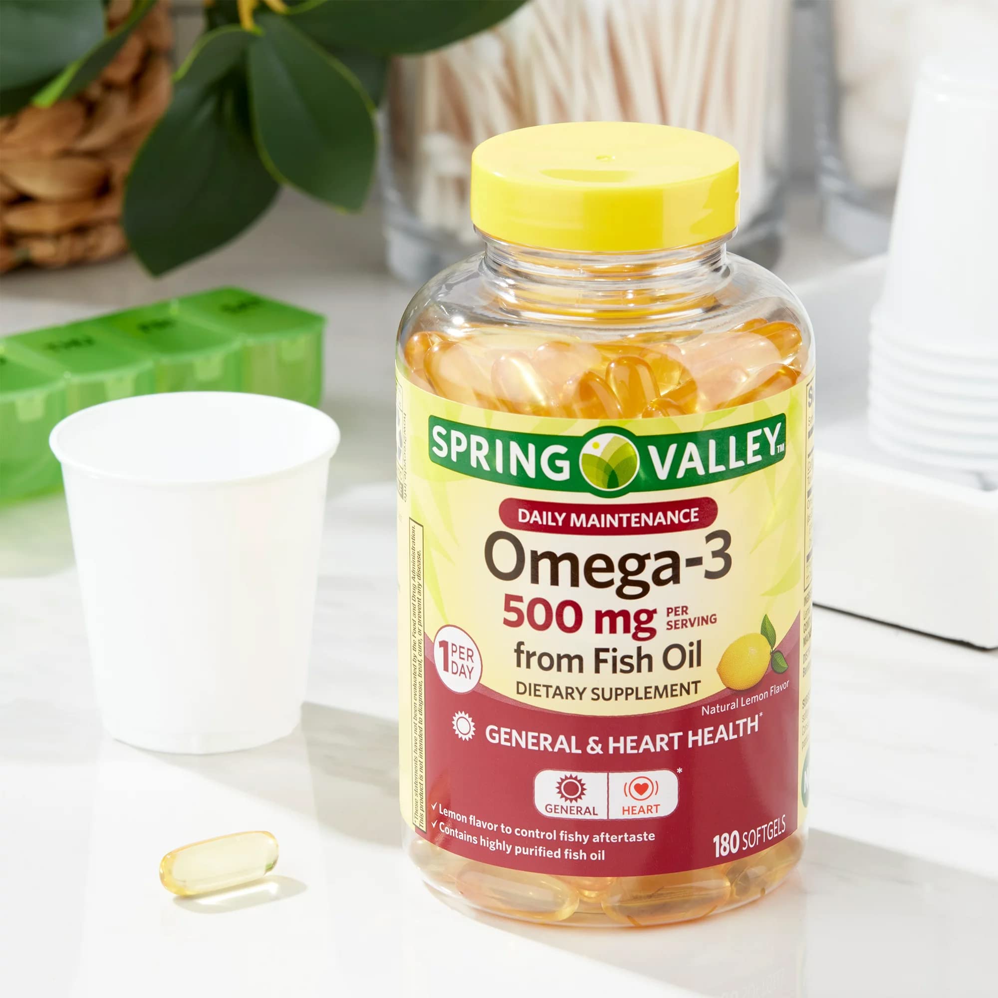 LUAL Fish Oil Supplement with Ebook included
