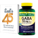 LUAL GABA 750mg 100 capsules front view