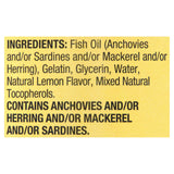 LUAL Omega-3 Fish Oil Soft Gels 1000mg capsules on a table