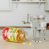 LUAL Omega-3 Fish Oil Softgels 1000mg back of the bottle