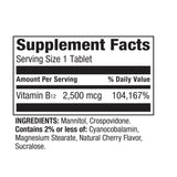 LUAL Vitamin B12 Quick-Dissolve Tablets side view