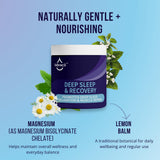 Lubracil Bedtime Wellness for Women capsules in a clear container