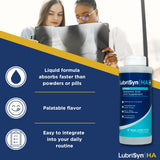 Lubrisyn Hyaluronic Acid Joint Support bottle side view