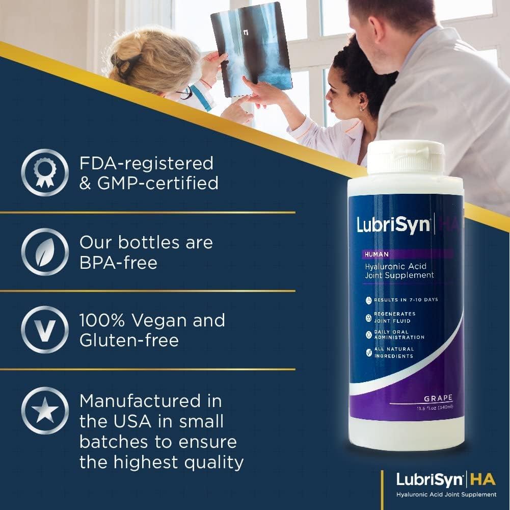 Lubrisyn Hyaluronic Acid Joint Support Supplement in a lifestyle setting