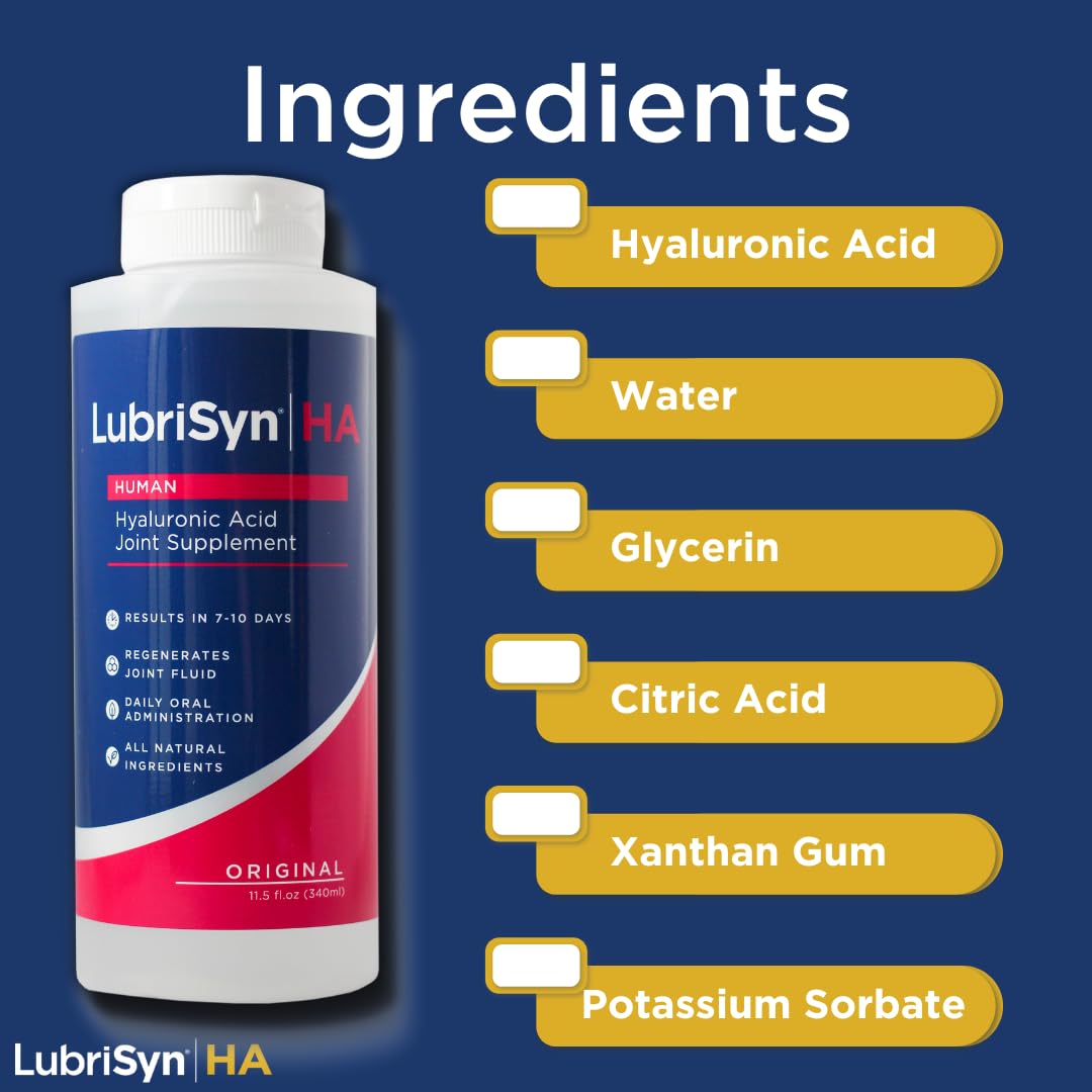 Lubrisyn Hyaluronic Acid product label close-up
