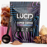 Lucid Mushroom Coffee Blend front view packaging