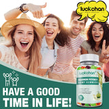 LUCKCHAN Hemp Gummies Extra Strength gummies in a bowl