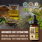 LUCKCHAN Hemp Oil Omega 3-6-9 331g bottle side view