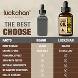 LUCKCHAN Hemp Oil Omega 3-6-9 331g ingredients list