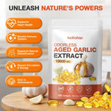 LUCKCHAN Odorless Aged Garlic Extract Softgels side view