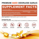 LUCKCHAN Odorless Aged Garlic Extract Softgels with other supplements