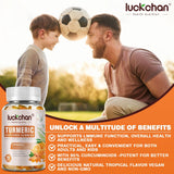 LUCKCHAN turmeric gummies with a measuring spoon