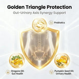 LUCKDATE Oregano Oil Capsules back view with ingredient list