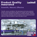 LuckTell Liver Support Supplement 7-in-1 Herbal Formula with lifestyle background