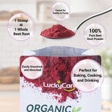 Luckycare Beet Root Powder 910g mixed in smoothie