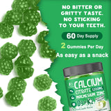 LUCNVEM Calcium Citrate Gummies close-up showing texture