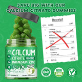 LUCNVEM Calcium Citrate Gummies in a bowl for serving