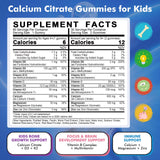 LUCNVEM Calcium Citrate Gummies strawberry flavour close-up