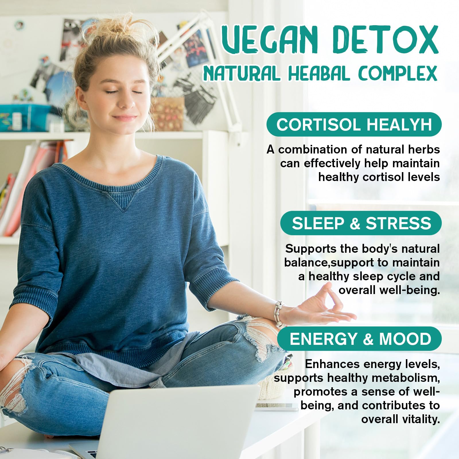 LUCNVEM Cortisol Support Supplement 100g packaging details