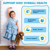 LUCNVEM Kids Sleep Gummies packaging with nutritional facts