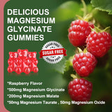 LUCNVEM Magnesium Gummies displayed with ingredients