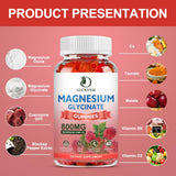 LUCNVEM Magnesium Gummies open package with gummies visible