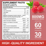 LUCNVEM Magnesium Gummies side view showing texture