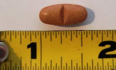 LugoTab Iodine Supplement Tablets side view showing tablet details