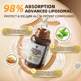 Lukaree Black Walnut Wormwood Clove Capsules 1155mg capsules on a wooden table