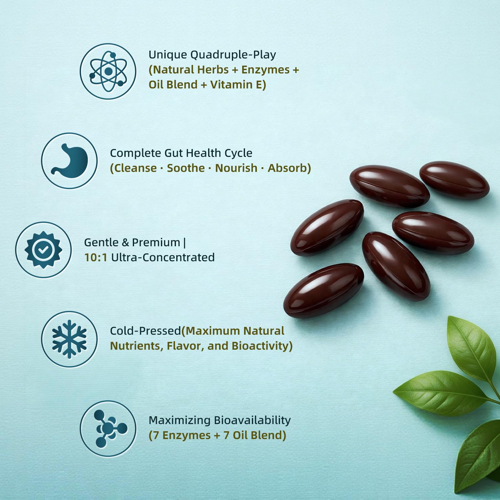 Lukaree capsules with a measuring spoon for dosage