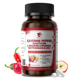 Lukaree Cayenne Pepper Capsules 60 count front view